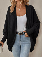 Cozy Oversized Open Front Knit Cardigan (6)