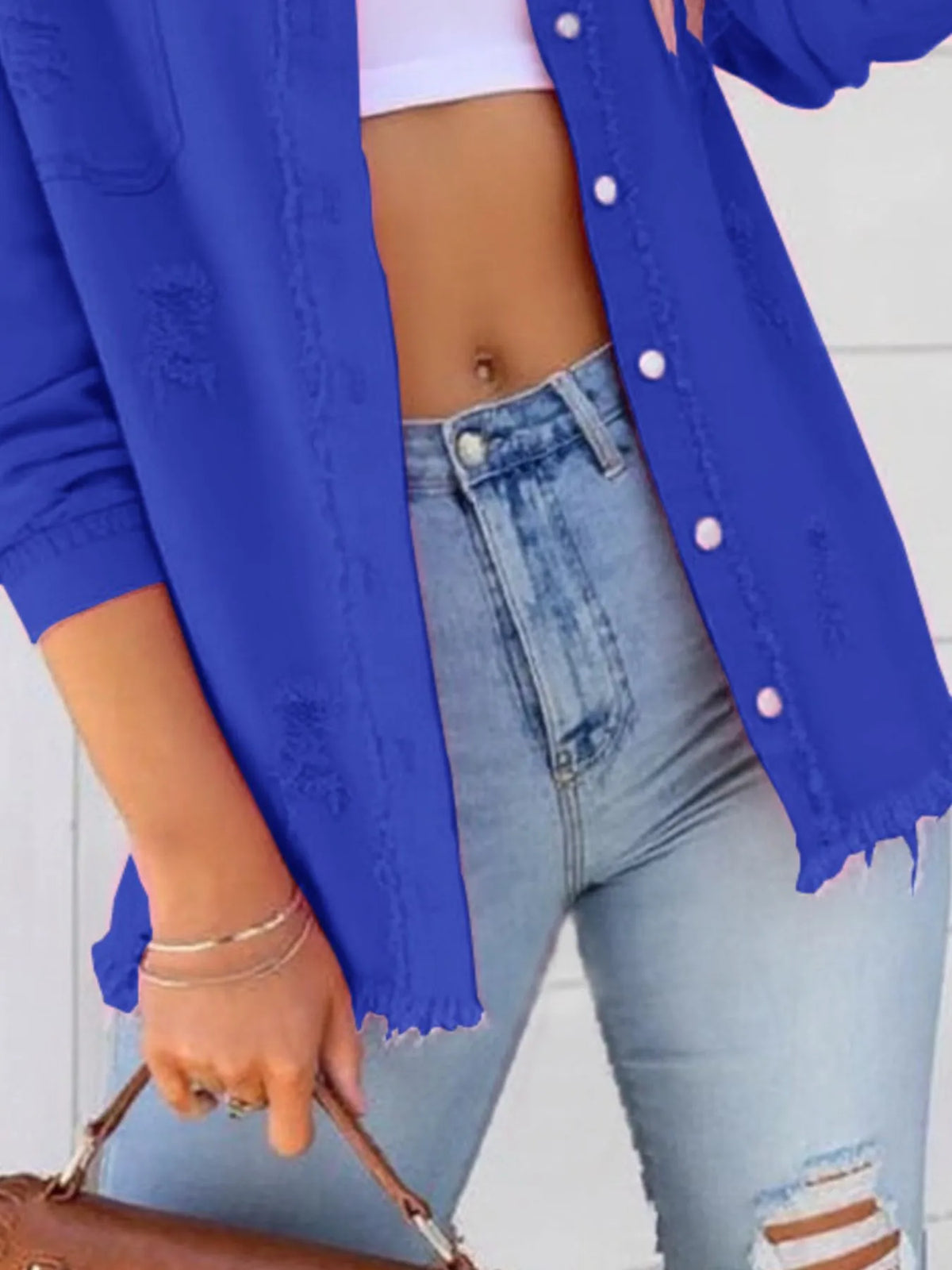 Distressed Denim Jacket Frayed Edges (35)