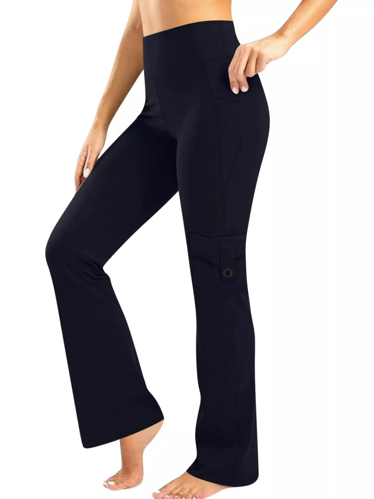 High-waisted Yoga Pants Pockets