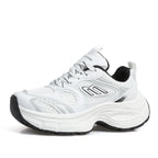 Letter Lace-up Round Toe Athletic Shoes (6)