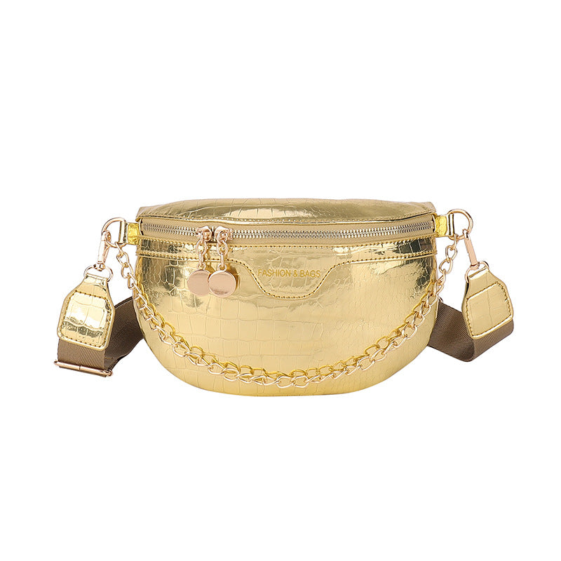 Shiny Chest Bag Westernwide Shoulder Strap photo 3