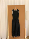 Knitted Ruffled Slim Dress variant CJLY243144201AZ