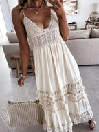 Full Crochet Tassel Dress