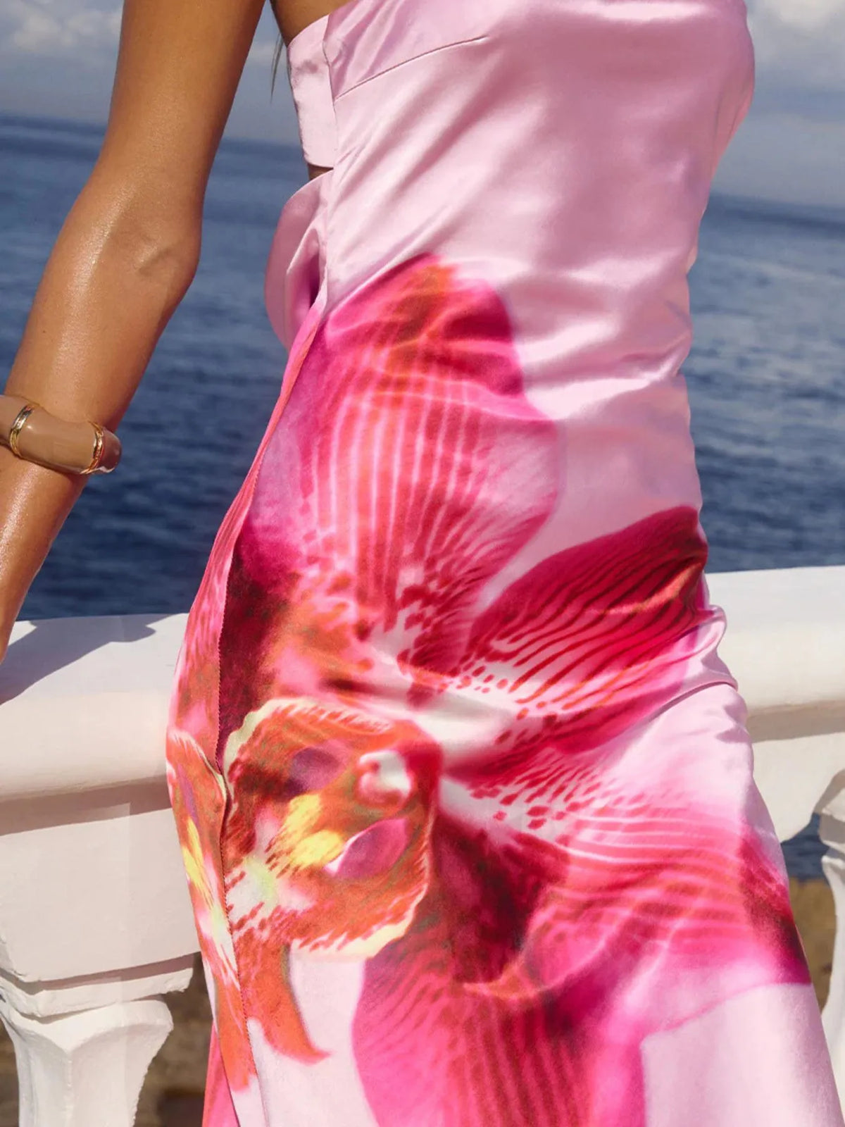 Printed Tube Maxi Dress (2)