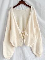 Tied Drop Shoulder Cardigan (13)