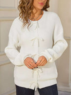 Ribbed Knit Bow-tie Cardigan (16)