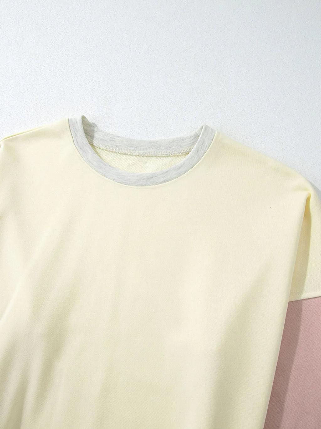 Block Round Neck Top Pants Set (10)