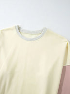 Block Round Neck Top Pants Set (10)