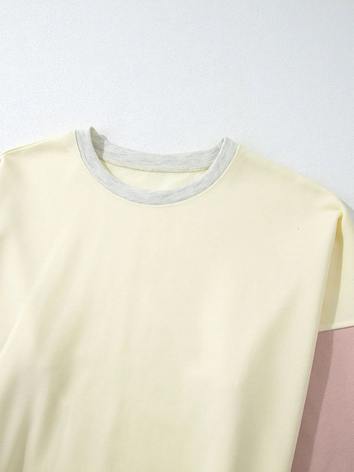 Block Round Neck Top Pants Set (10)