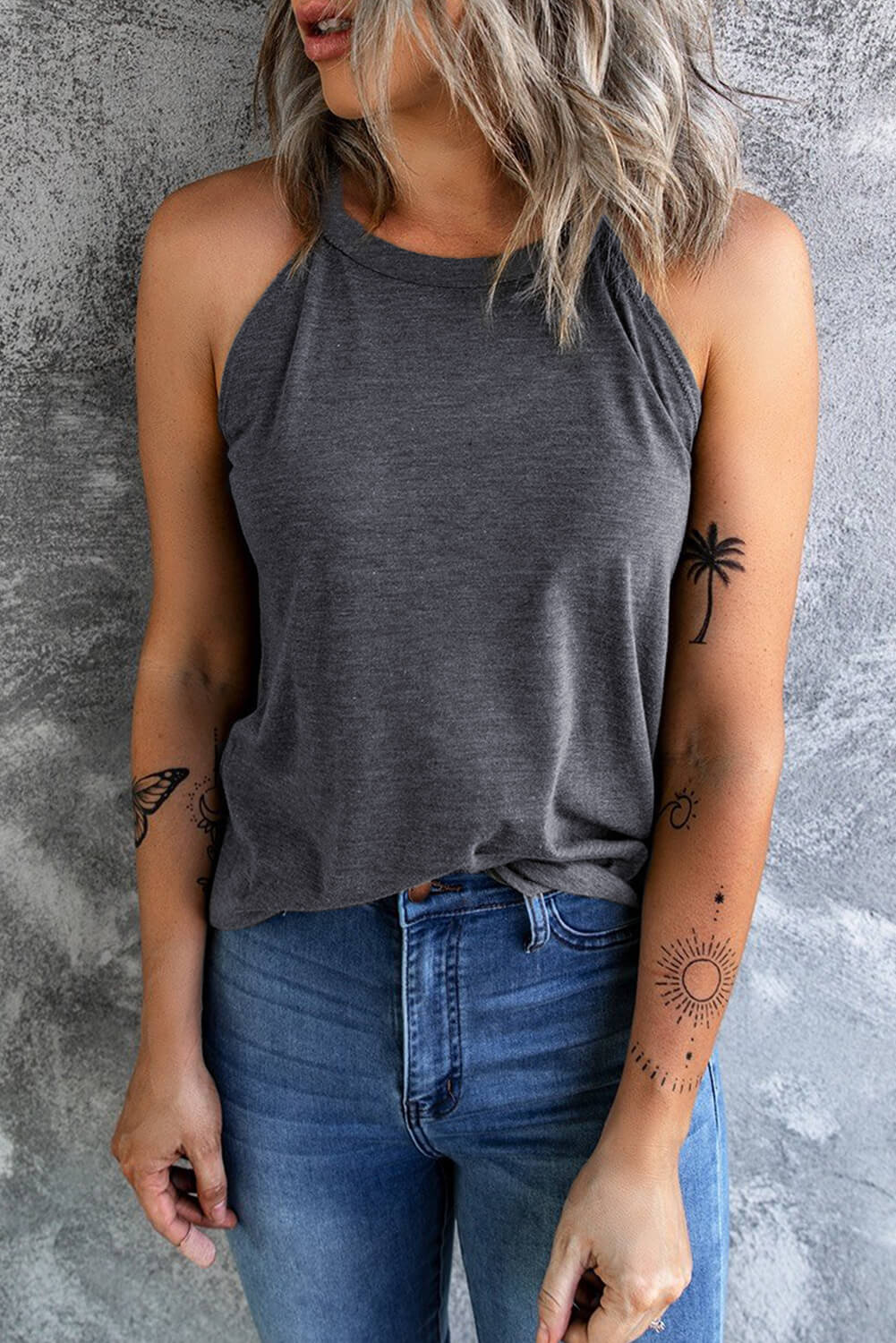 Curved Hem Grecian Tank Top (18)