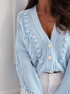 Button Up V-neck Cardigan (12)