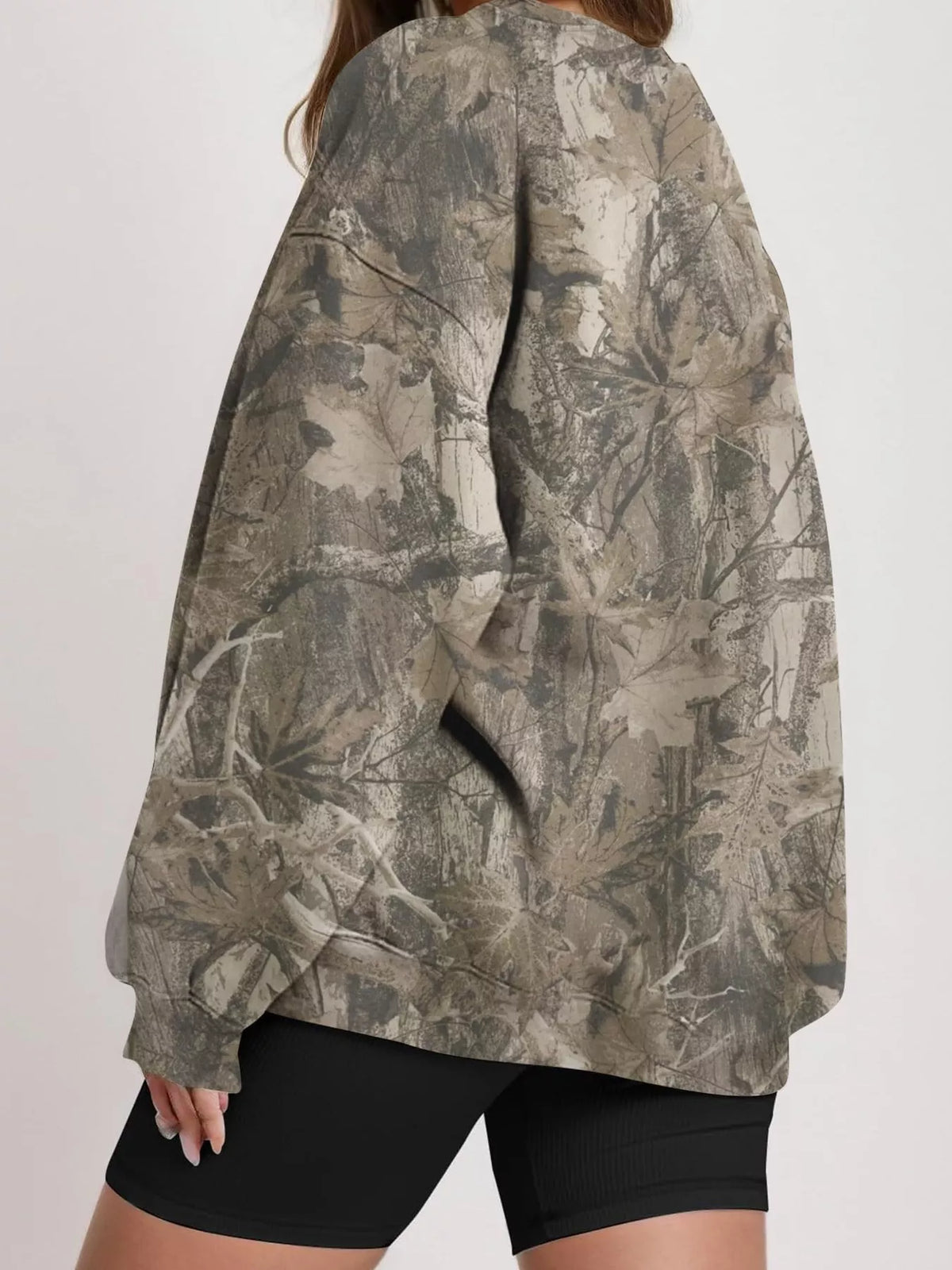Oversized Printed Crew Neck Sweatshirt (8)