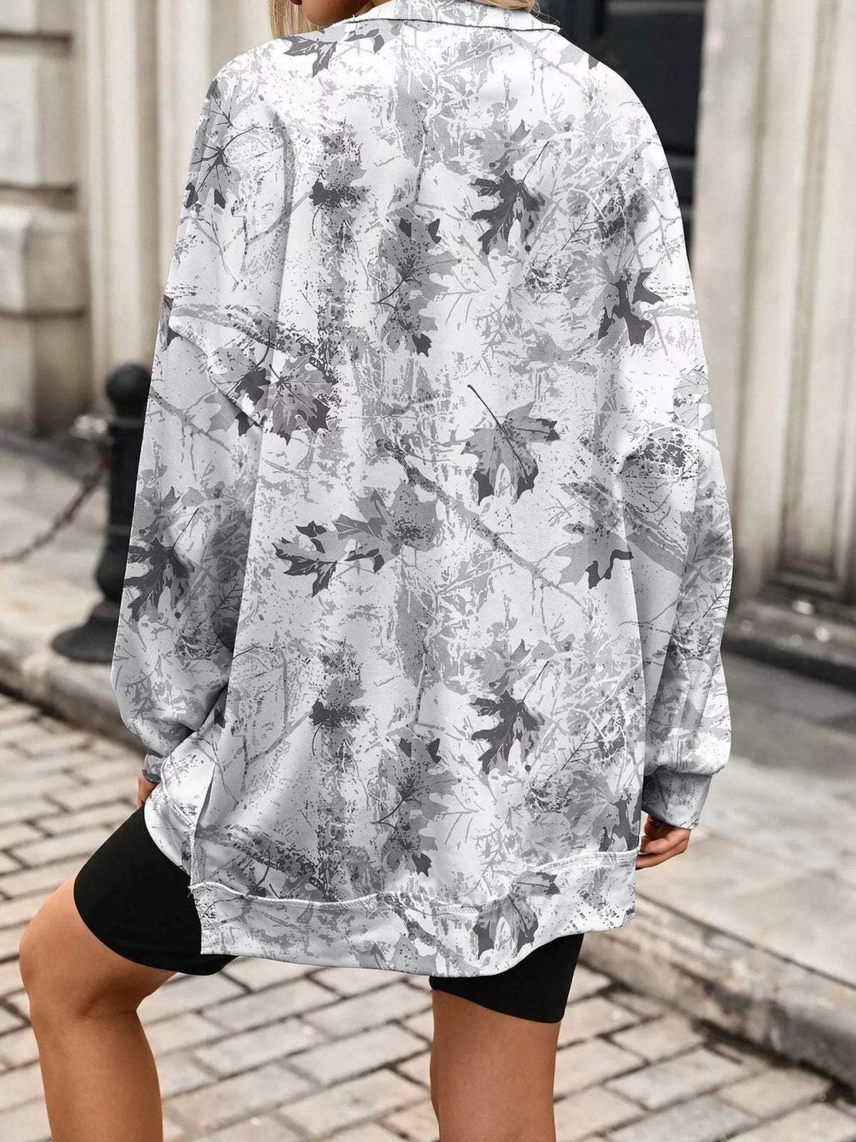 Printed Round Neck Sweatshirt (6)