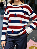 Stars Stripes Long Sleeve Sweater (29)
