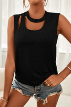 Cutout Sleeveless Top (10)
