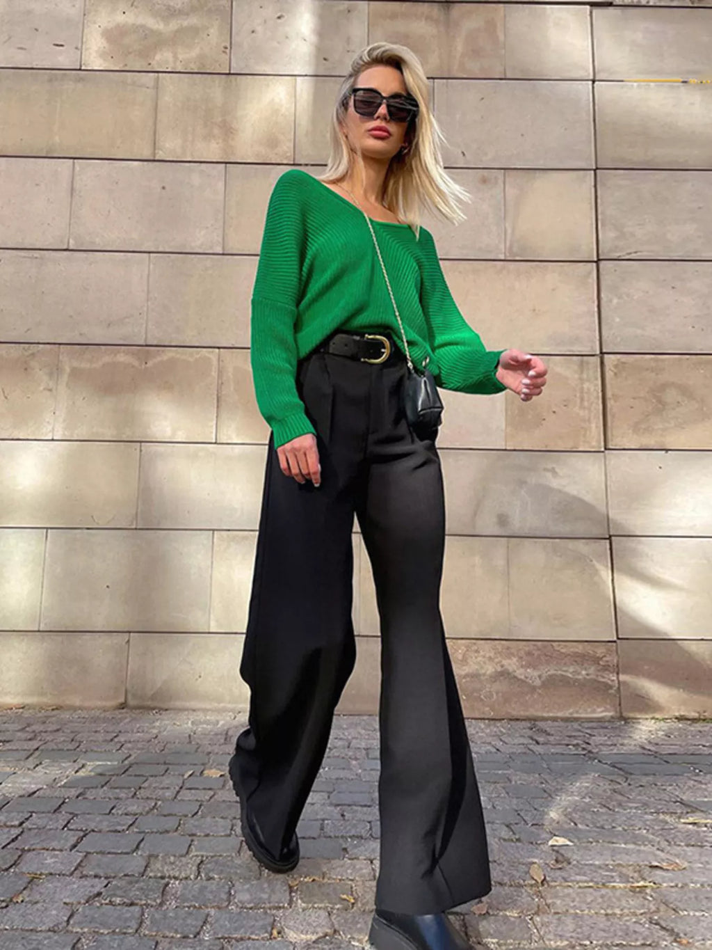 Wide Leg Pleated Pants (10)