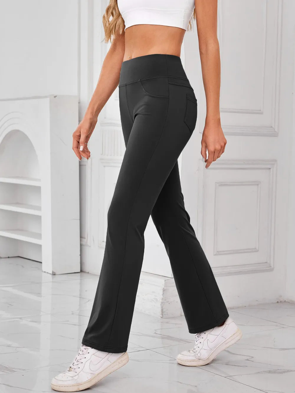 High Waist Active Pants Pockets (11)