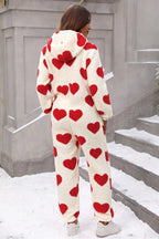 Fuzzy Heart Zip Up Hooded Lounge Jumpsuit (4)