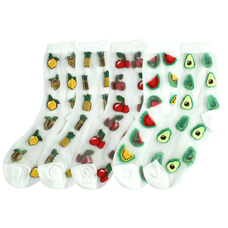 Lightweight Sheer Glass-fiber Cotton Socks photo 1