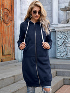 Zip-up Longline Hoodie Pockets (33)