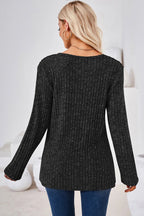 Round Neck Long Sleeve T-shirt (6)