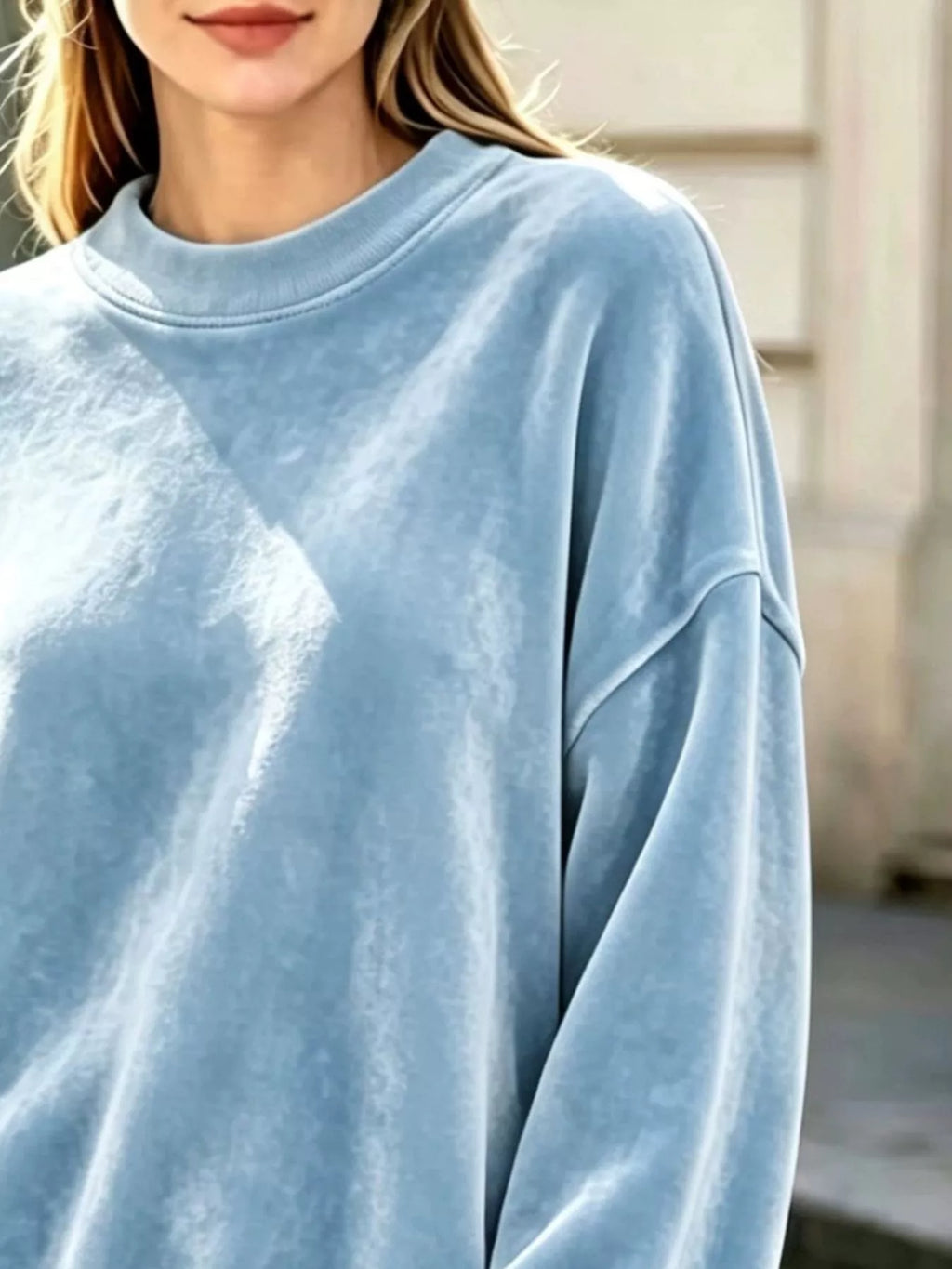 Full Size Crew Neck Dropped Shoulder Sweatshirt Plus (13)