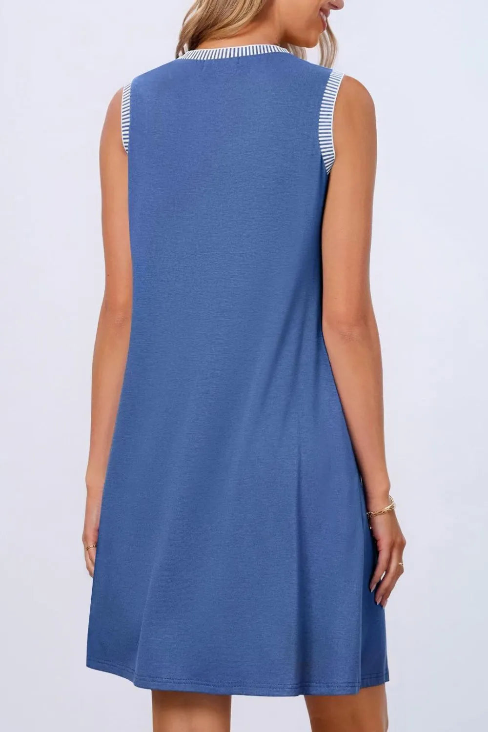 Round Neck Sleeveless Mini Tank Dress (14)