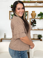 V-neck Half Sleeve Blouse (6)