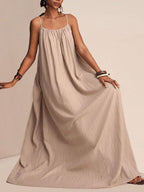 Spaghetti Strap Flowy Maxi Dress (5)