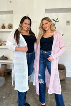 Full Size Open Front Longline Cardigan (21)