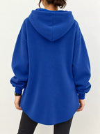Full Size Drawstring Dropped Shoulder Hoodie Plus (12)