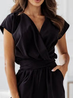 Surplice Cap Sleeve Tie Waist Jumpsuit (6)