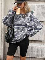 Printed Round Neck Sweatshirt (22)