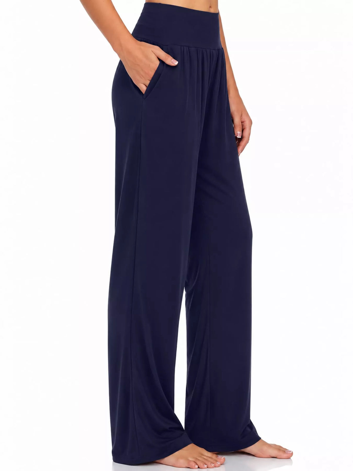 High-waisted Wide-leg Pants (30)