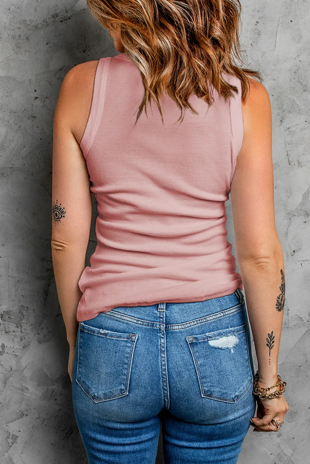 Solid Round Neck Tank (2)