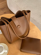 Retro One-shoulder Work Commuter Tote photo 12