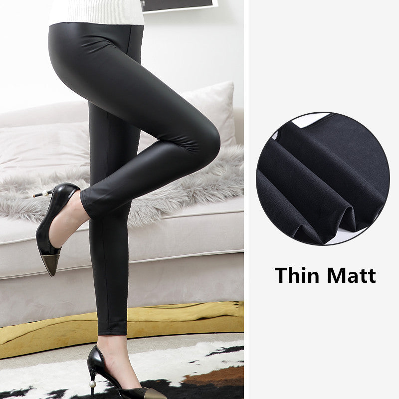 High Waist Leather Leggings variant CJNSXZDD00696-Thin Matt-S|CJNSXZDD00696-Thin Matt-L|CJNSXZDD00696-Thin Matt-M|CJNSXZDD00696-Thin Matt-XXL|CJNSXZDD00696-Thin Matt-3XL|CJNSXZDD00696-Thin Matt-5XL|CJNSXZDD00696-Thin Matt-XL|CJNSXZDD00696-Thin Matt-4XL
