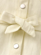 Children's Short Sleeve Belt Jumpsuit (9)