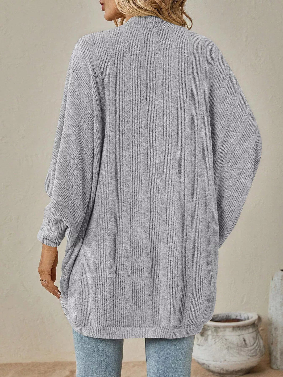 Open Front Cocoon Cardigan (8)