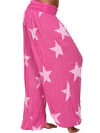 Full Size Ruched High Waist Printed Pants (2)