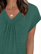 V-neck Relaxed Fit T-shirt (4)