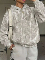 Leopard Dropped Shoulder Hoodie (2)