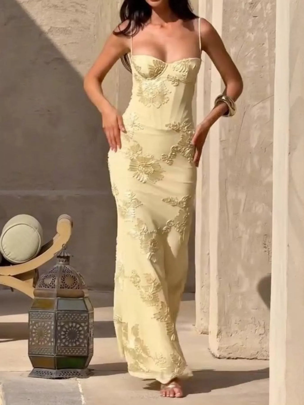 Sweetheart Neck Spaghetti Strap Maxi Dress (9)