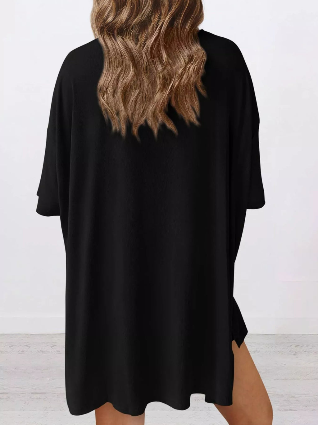 Full Size Half Sleeve T-shirt Shorts Set Plus (11)