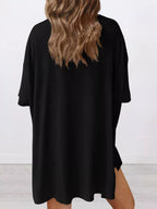 Full Size Half Sleeve T-shirt Shorts Set Plus (11)
