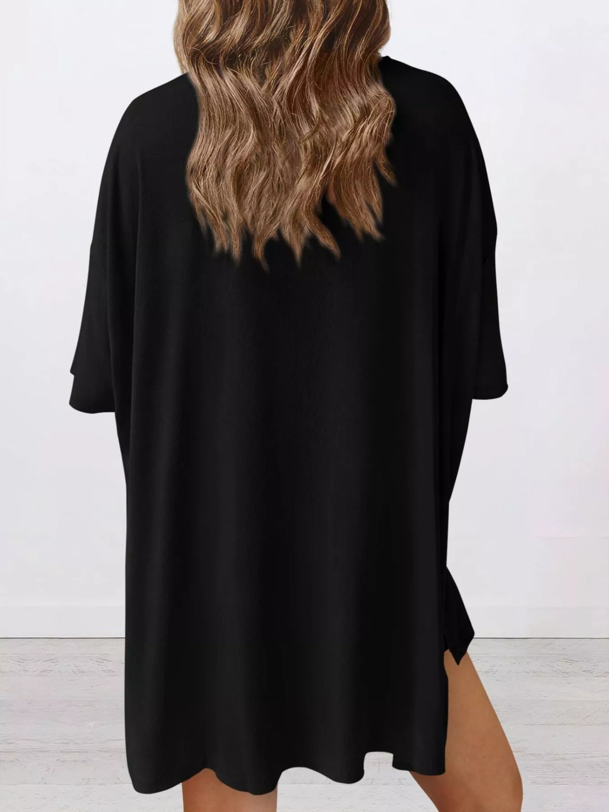 Full Size Half Sleeve T-shirt Shorts Set Plus (11)