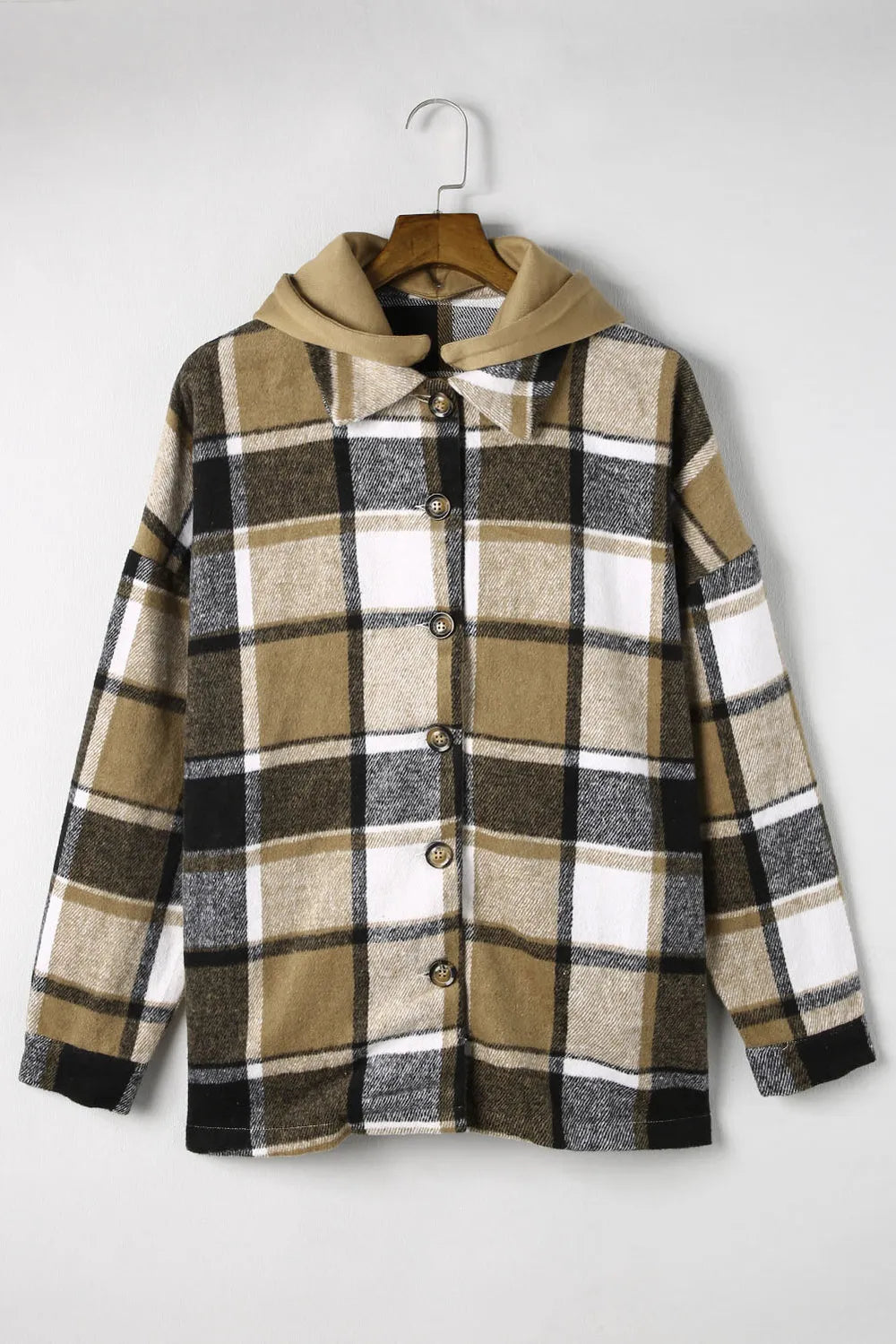 Plaid Button Up Hooded Shacket (17)