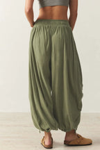 Drawstring Ruched Pants (17)