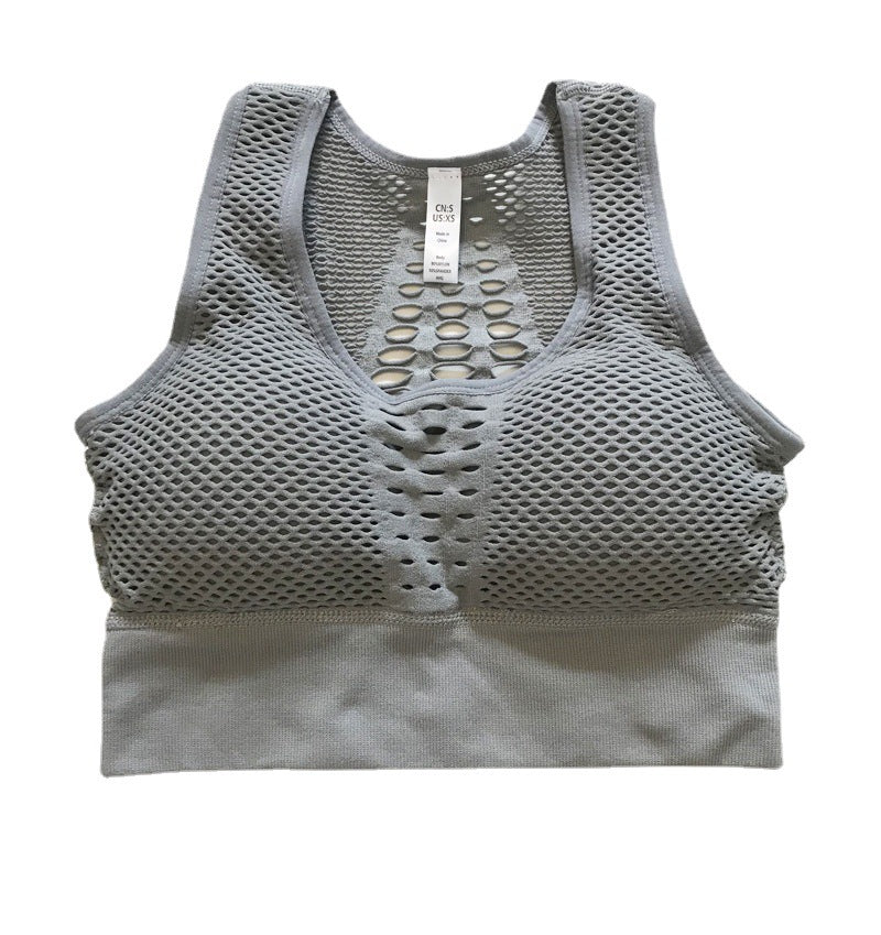 Breathable Mesh Sports Bra photo 3
