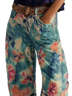 Printed Wide-leg Jeans (11)